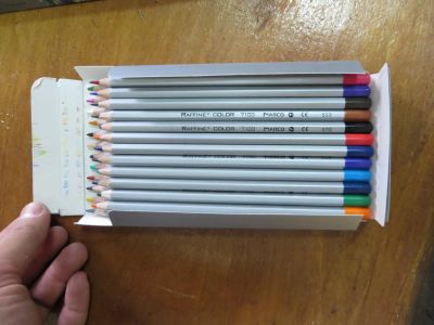 Лот: 9895419. Фото: 1. Набор цветных карандашей Marco... Краски, карандаши, мелки