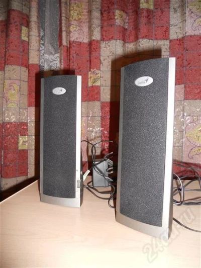 Лот: 581126. Фото: 1. Колонки Genius. Активные акустические системы