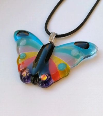 Лот: 25910277. Фото: 1. Бабочка(кулон). Украшения, фурнитура