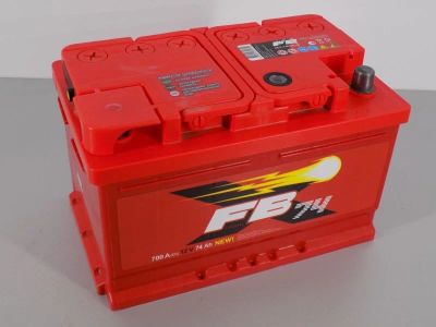 Лот: 12591536. Фото: 1. Аккумулятор FB Westa 74 а/ч низкий... Аккумуляторы