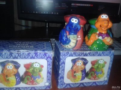 Лот: 8555882. Фото: 1. Набор для специй "Змейка с мешочком... Предметы сервировки