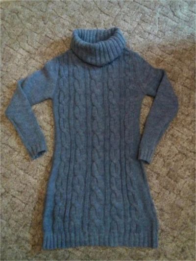 Лот: 8827357. Фото: 1. Модное теплое платье с косами... Платья