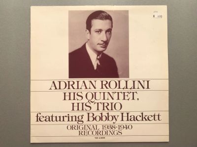 Лот: 20746750. Фото: 1. Adrian Rollini His Quintet, His... Аудиозаписи