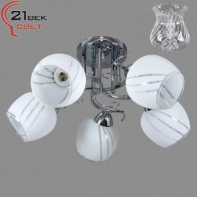 Лот: 15160173. Фото: 1. Светильник потолочный (220V 40W... Другое освещение