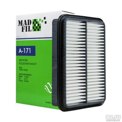 Лот: 12497187. Фото: 1. MADFIL A-171 (A171, C2535, 17801-55020... Расходные материалы