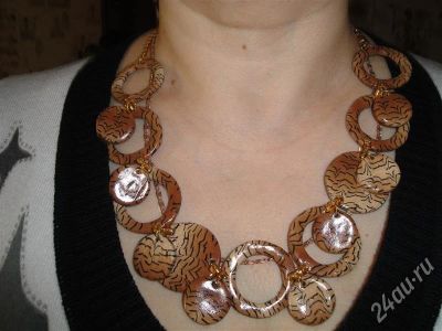 Лот: 288156. Фото: 1. Изделия из полимерной глины колье... Колье