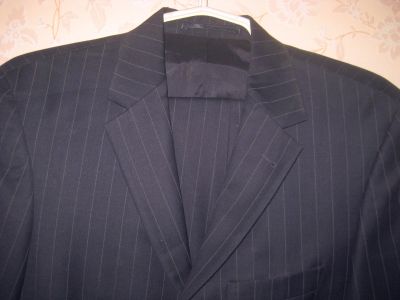 Лот: 15422032. Фото: 1. Фирменный костюм темно - синего... Костюмы классические, деловые