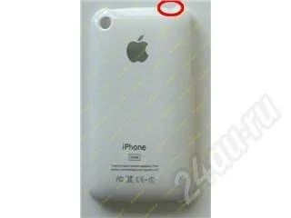 Лот: 609363. Фото: 1. Пластиковый чехол на iPhone (Белый... Чехлы, бамперы