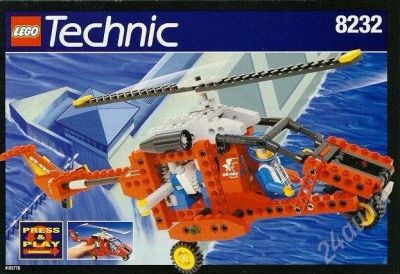Лот: 651284. Фото: 1. Lego Technic 8232 "Вертолет". Другое (дети растут)