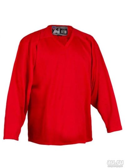 Лот: 13362936. Фото: 1. Хоккейный свитер красный, Красный... Другое (обмундирование и экипировка)