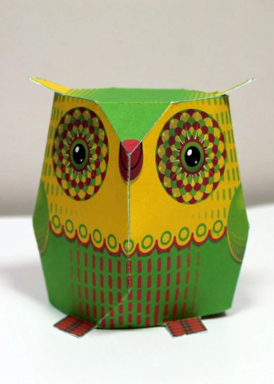 Лот: 6317893. Фото: 1. Собери 3d игрушку "Сова". Развивающие