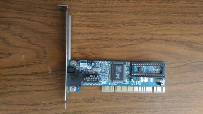 Лот: 19938685. Фото: 1. Сетевая карта PCI Acorp 9L100S... Сетевые карты