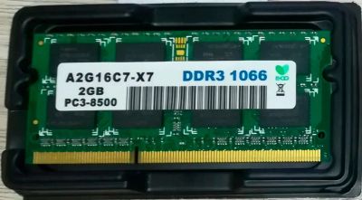 Лот: 25883734. Фото: 1. Sodimm DDR3 1066 2GB PC3-8500. Оперативная память