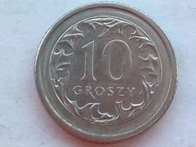 Лот: 16948429. Фото: 1. Монета Польши 10 грошей, медно-никелевая. Европа
