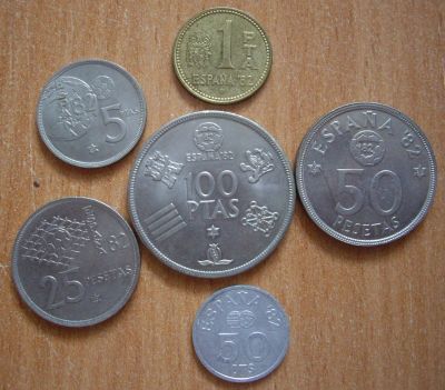 Лот: 21135869. Фото: 1. Испания. Футбол. 6 монет. 1980... Европа