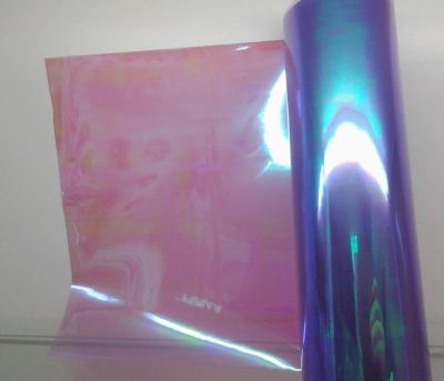 Лот: 13923821. Фото: 1. Пленка для фар хамелеон фиолетовый. Тонировка, автовинил