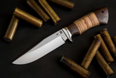 Лот: 18767637. Фото: 1. Нож ПН-2 с кожанным чехлом (сталь... Ножи, топоры