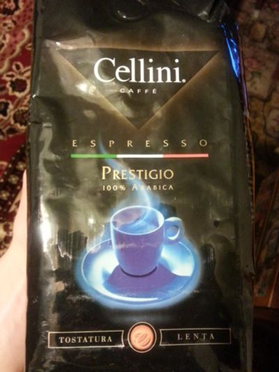 Лот: 7624951. Фото: 1. Кофе Cellini 0,5 кг. Чай, кофе, какао