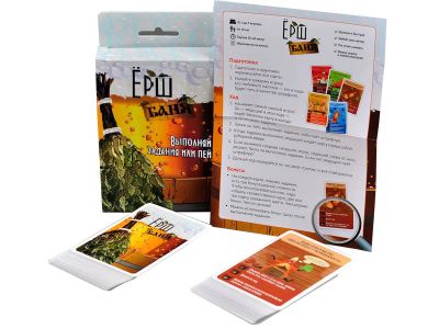 Лот: 6571870. Фото: 1. Игра застольная "Ёрш Баня". Настольные игры, карты