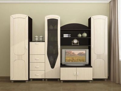 Лот: 7781196. Фото: 1. Стенка "айко". Гостиные, стенки, горки