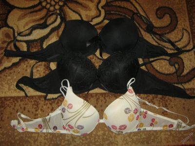 Лот: 3018483. Фото: 1. 3 бюстгалтера 85 В одним лотом... Нижнее бельё