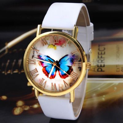 Лот: 6396218. Фото: 1. Красивые женские часики с бабочкой... Оригинальные наручные часы
