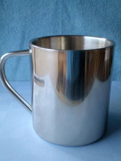 Лот: 4402386. Фото: 1. Термокружка 450 мл нерж. вакуумная. Кружки, стаканы, бокалы