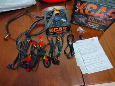 Лот: 25896626. Фото: 1. Блок питания kcas 1000w. Корпуса, блоки питания