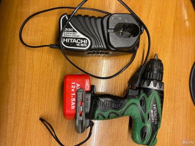 Лот: 17529798. Фото: 1. Шуруповерт Hitachi DS12DVF3. Электроинструмент