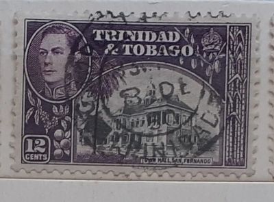 Лот: 25059207. Фото: 1. Марка.Тринидад и Тобаго. 1938... Марки