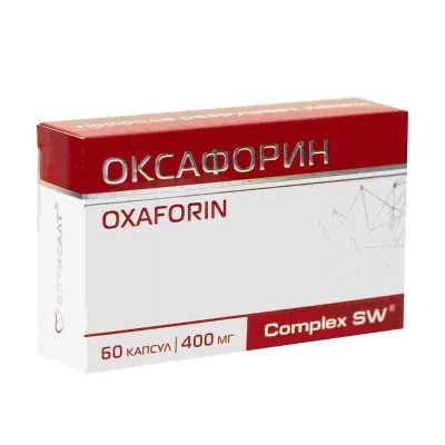 Лот: 25554159. Фото: 1. Оксафорин капсулы 0,4г № 60. Лекарства