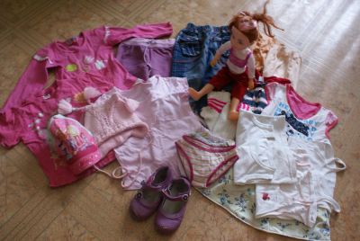 Лот: 7108752. Фото: 1. Пакет вещей д/д 98-104,+ туфли... Одежда для дома