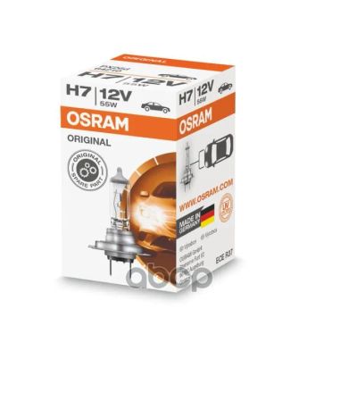 Лот: 25896107. Фото: 1. лампа h7 12v 55w original /osram... Оптика и освещение