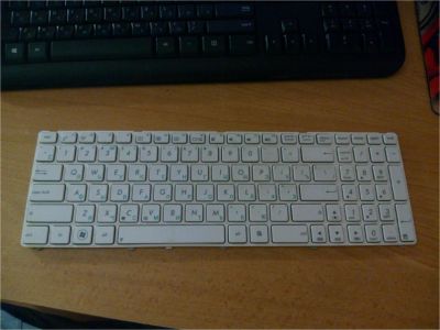 Лот: 8493700. Фото: 1. Русская белая клавиатура для ASUS... Клавиатуры для ноутбуков