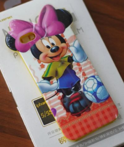 Лот: 5245358. Фото: 1. Чехол-бампер iPhone 5/5S (Mickey... Чехлы, бамперы
