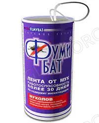 Лот: 18880547. Фото: 1. Липкая лента от мух "Фумибат... Средства от насекомых и грызунов