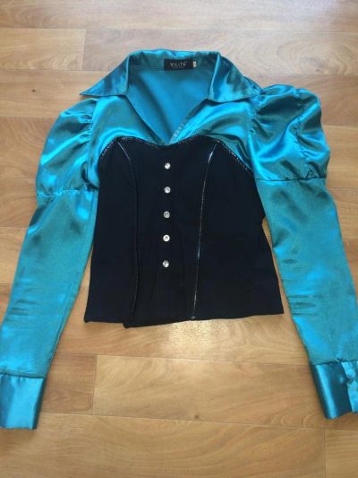 Лот: 5064516. Фото: 1. Блузка Зеленая. Блузы, рубашки, водолазки