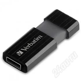 Лот: 1766747. Фото: 1. Флешка USB 4 ГБ Verbatim PinStripe... USB-флеш карты