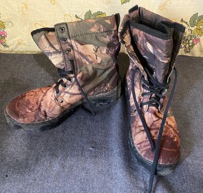 Лот: 25888848. Фото: 1. Берцы камуфляж "осень". Спецодежда, спецобувь