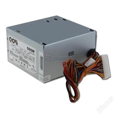 Лот: 1549147. Фото: 1. Блок питания 500W Qori / 12cm. Корпуса, блоки питания