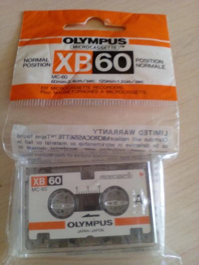 Лот: 6662010. Фото: 1. Микрокассета Olympus XB-60 (MC-60... Диктофоны