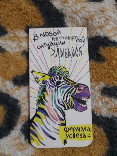 Лот: 25885107. Фото: 1. Закладка магнитная зебра. Другое (канцелярские и офисные товары)