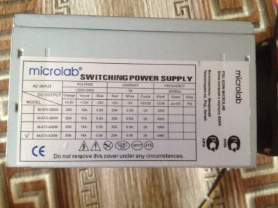 Лот: 5793826. Фото: 1. Блок питания: Microlab (420W). Корпуса, блоки питания