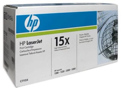 Лот: 6568241. Фото: 1. Картридж HP C7115X, оригинал. Картриджи, расходные материалы