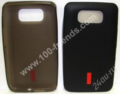 Лот: 1761368. Фото: 1. Кейс HTC HD2 (силикон) (черный... Чехлы, бамперы