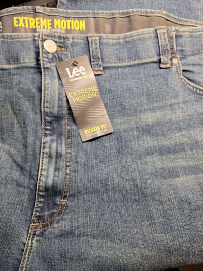 Лот: 21725528. Фото: 1. BIG SIZE Джинсы мужские Lee Performance... Брюки, джинсы, шорты