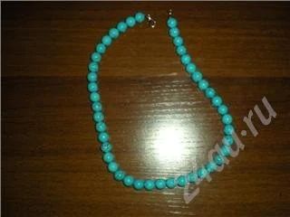 Лот: 228338. Фото: 1. Бусы бирюза. Колье