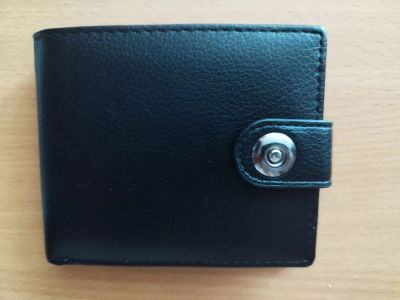Лот: 11683865. Фото: 1. Мужской кожаный кошелёк (портмоне... Бумажники, кошельки, портмоне
