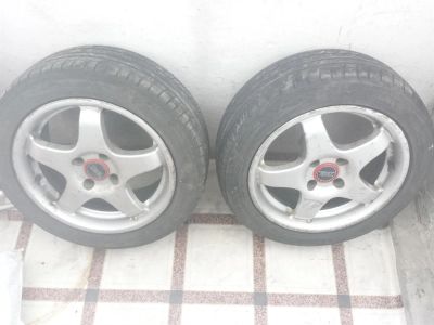 Лот: 3762220. Фото: 1. японские диски на 15 с резиной. Шины на дисках