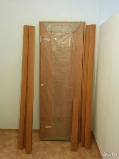 Лот: 8538219. Фото: 1. Дверь на сан.узел, новая от застройщика... Двери межкомнатные